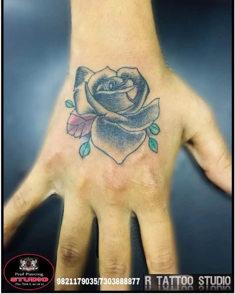 Rose Flower Tattoos 2