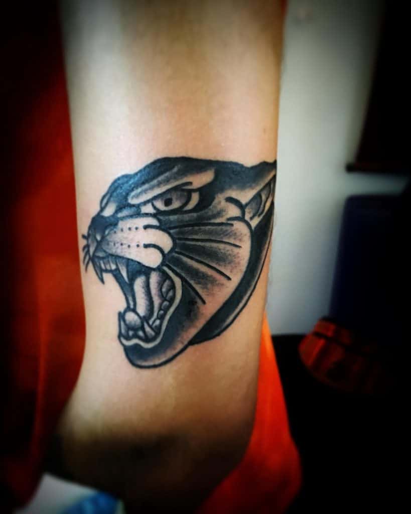 Small Panther Tattoo 2