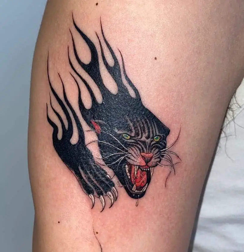 Small Panther Tattoo 3