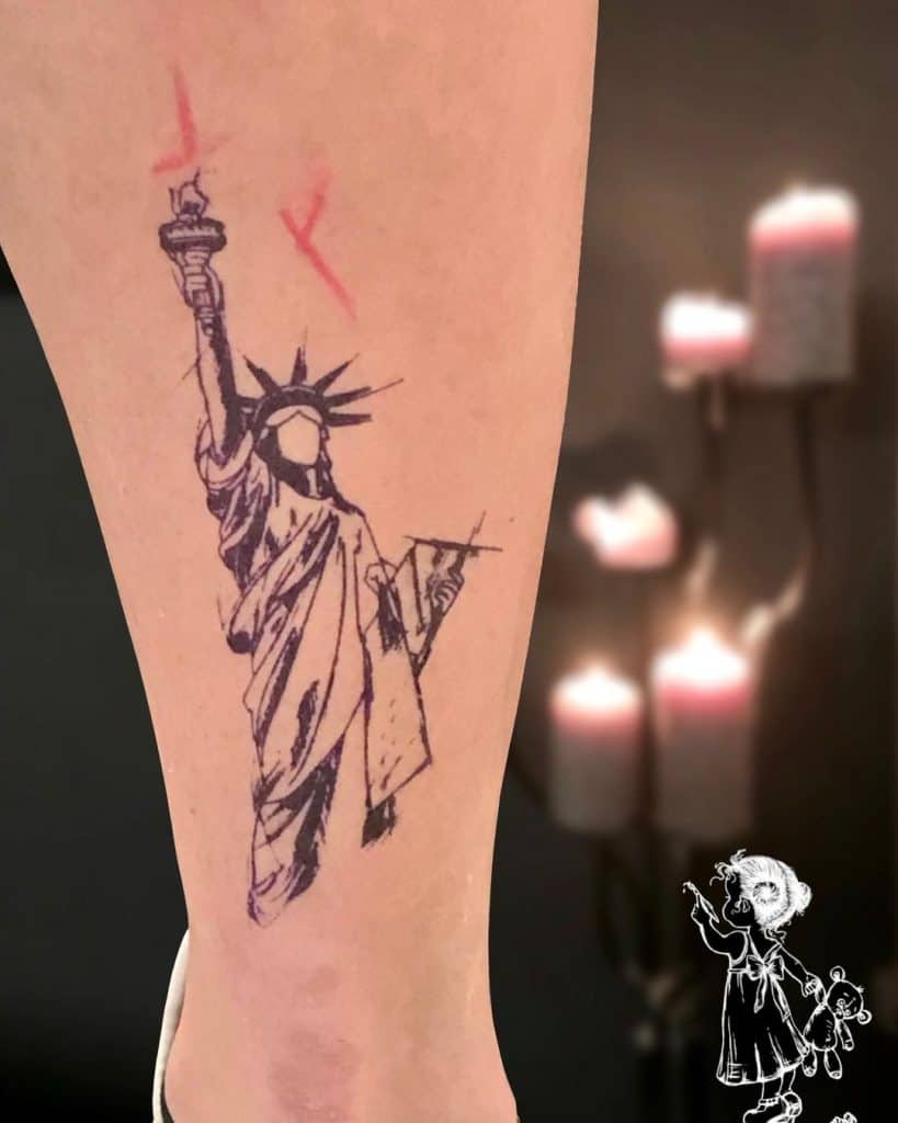 Statue of Liberty Tattoo 1