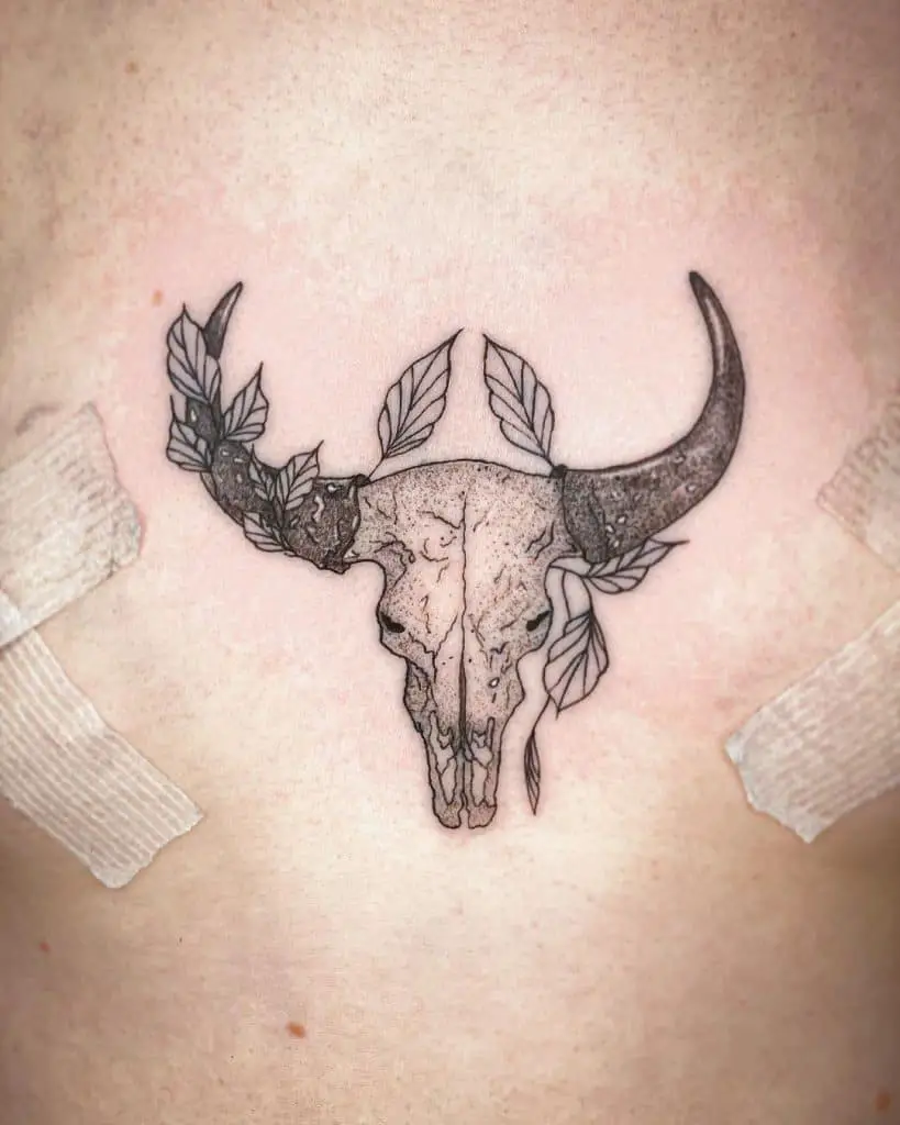 Tribal Taurus Tattoo 2