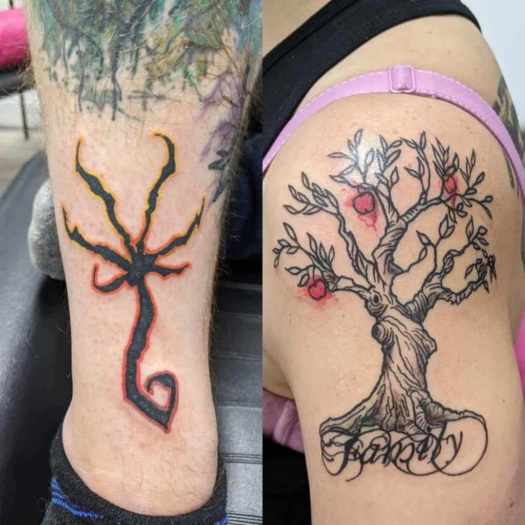 Types Of Family Tree Tattoo Designs