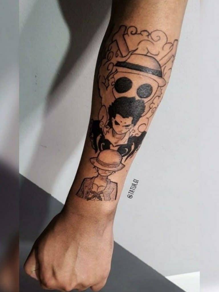 Ace One Piece Tattoo 