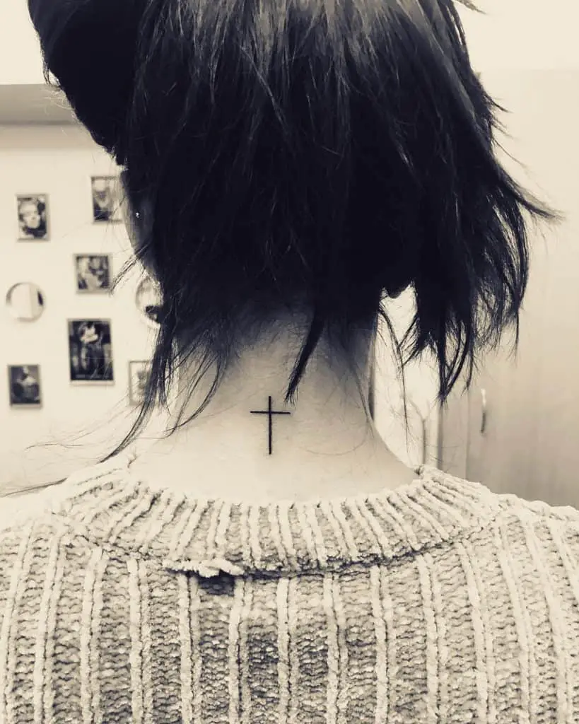 15 Tips for Tattoos That Look Better as You Age 33 Back of the neck tattoo 1