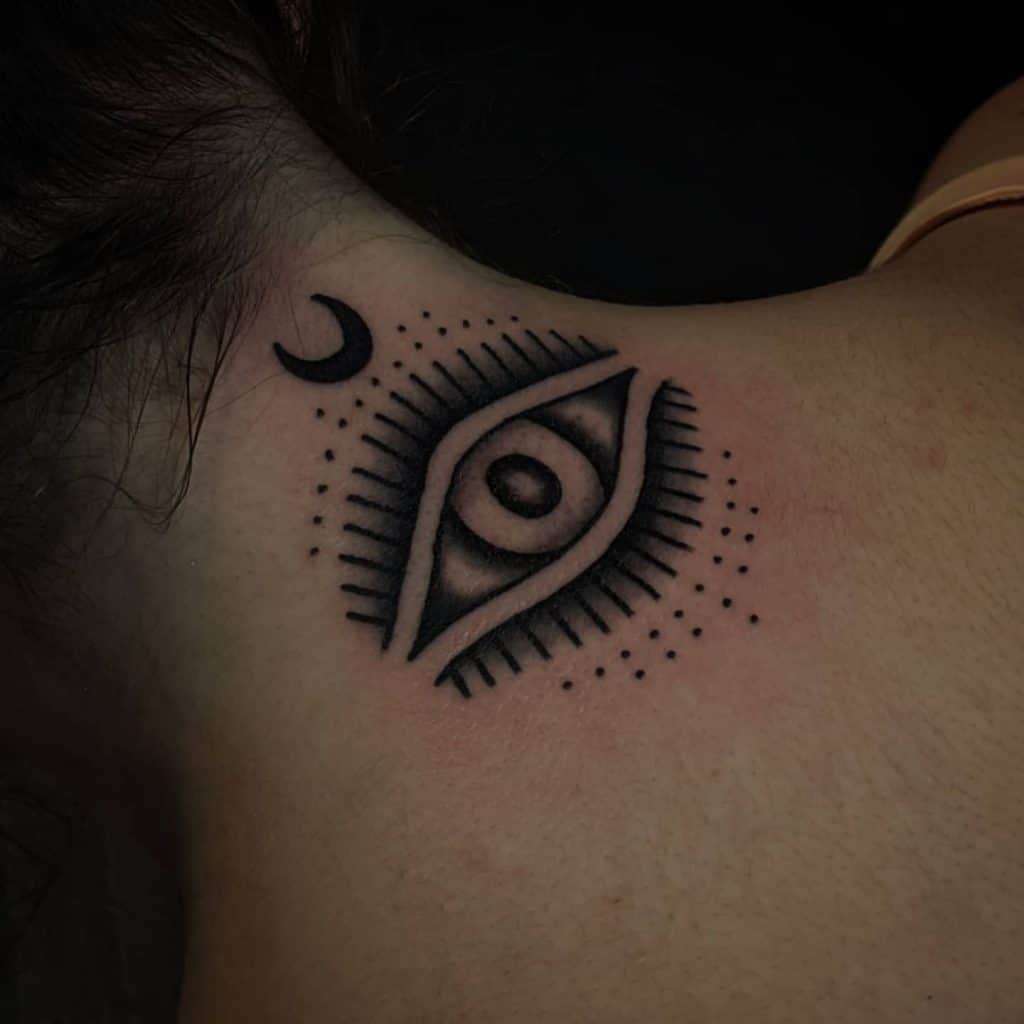 15 Tips for Tattoos That Look Better as You Age 36 Back of the neck tattoo 4