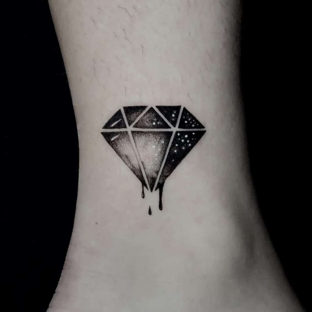 Top 158+ diamond tattoo outline latest