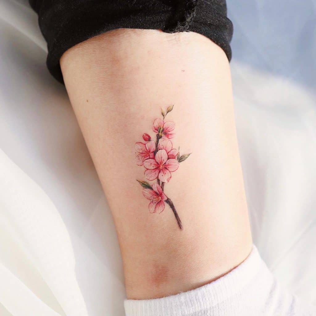 Cherry Blossom Flower Tattoos 1