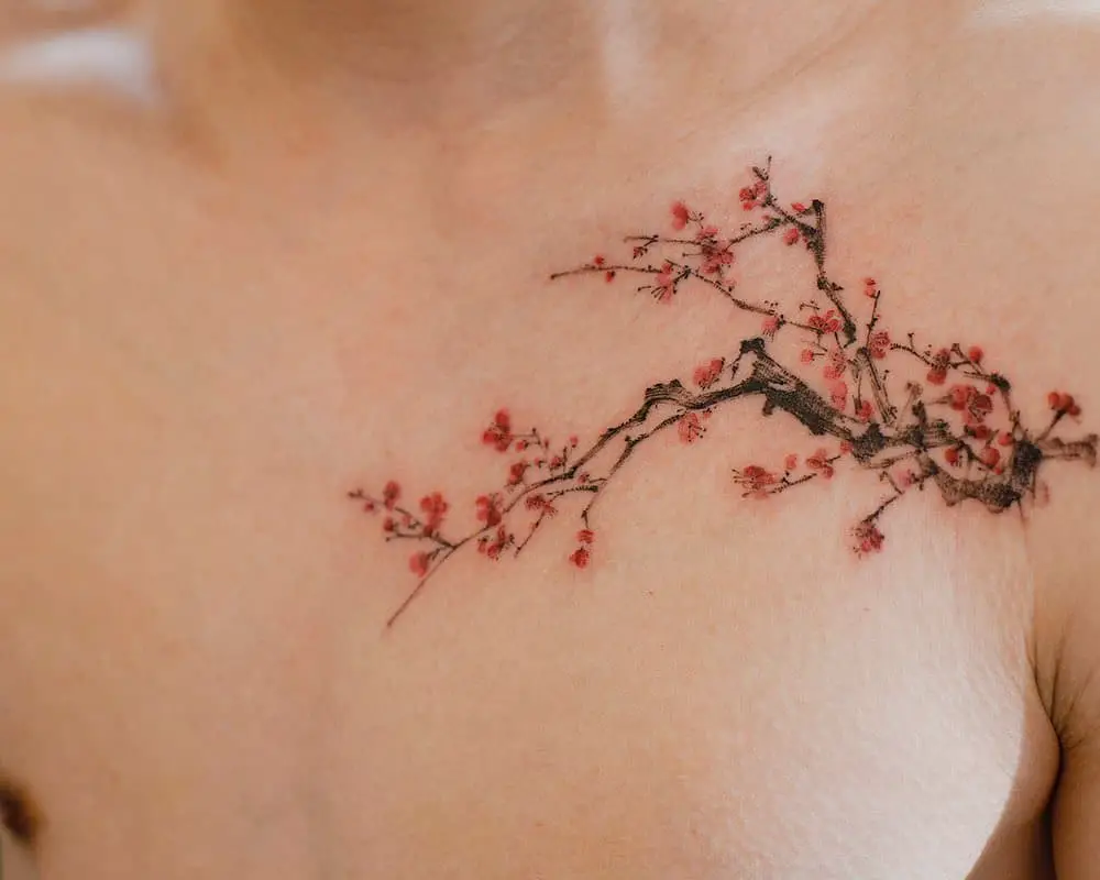 Cherry Blossom Flower Tattoos 2