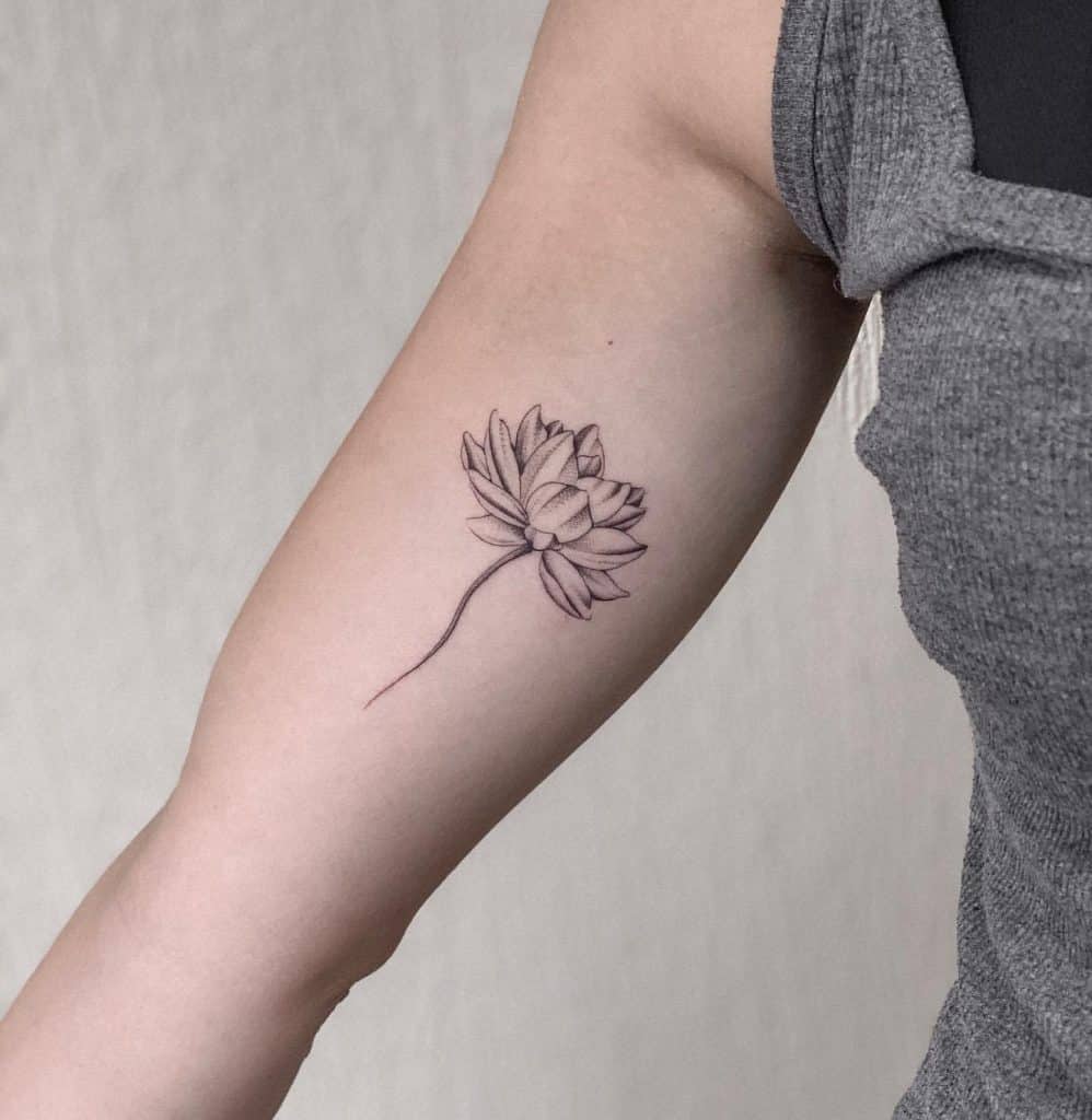 Lotus Flower Tattoo 1
