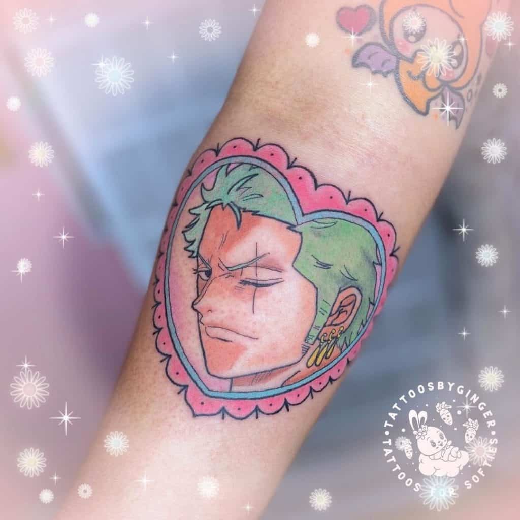 One Piece Tattoo Small Zoro