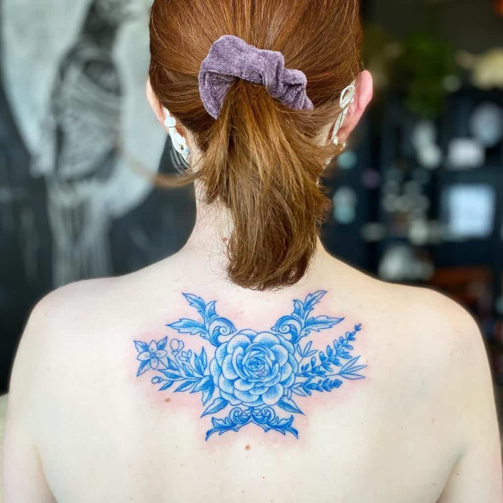Pros Cons of blue ink tattoos 2