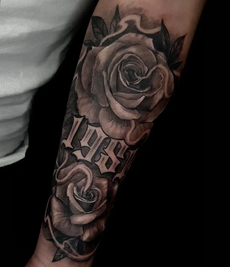 Roses Flower Tattoos 2