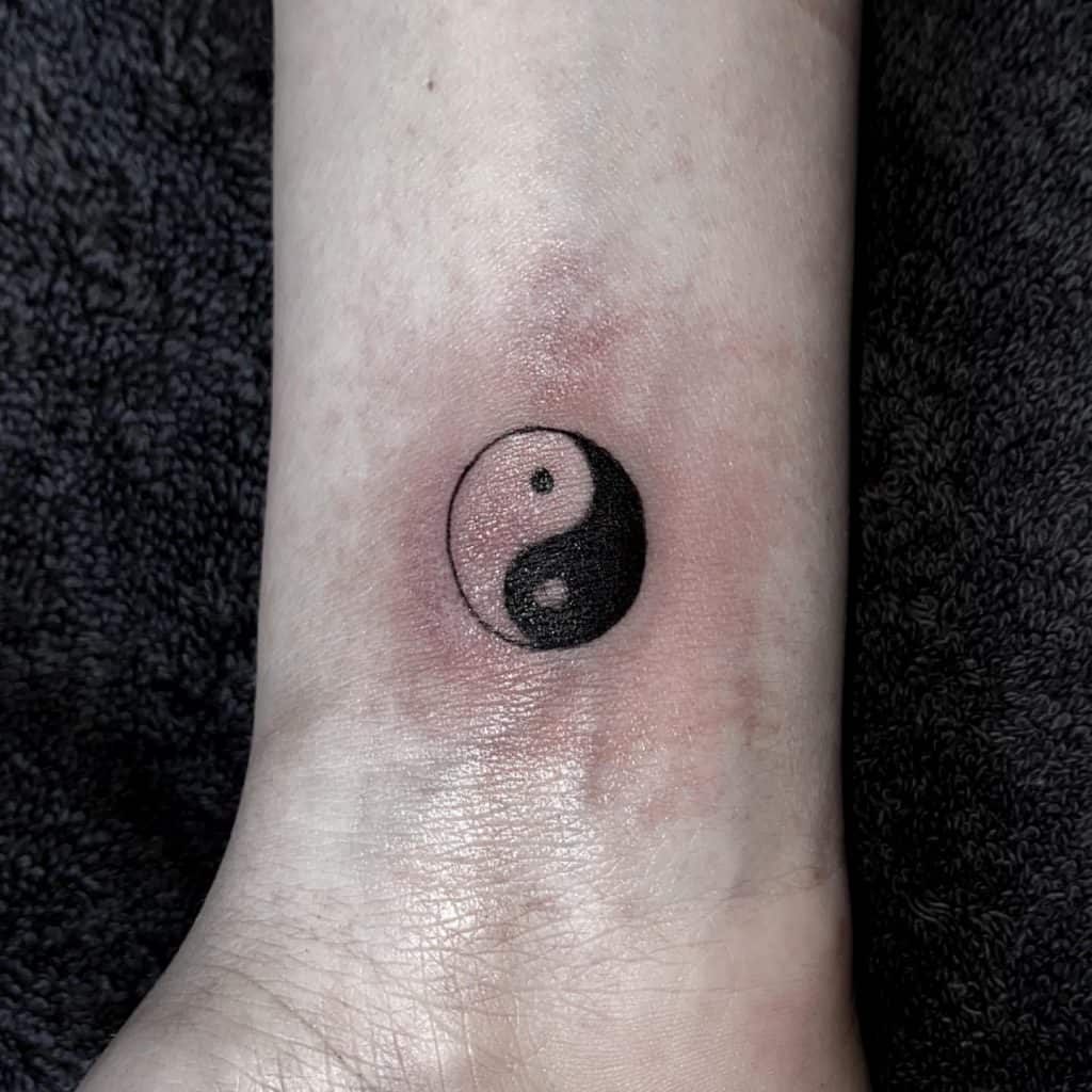 Yin Yang tattoo with big meanings 3