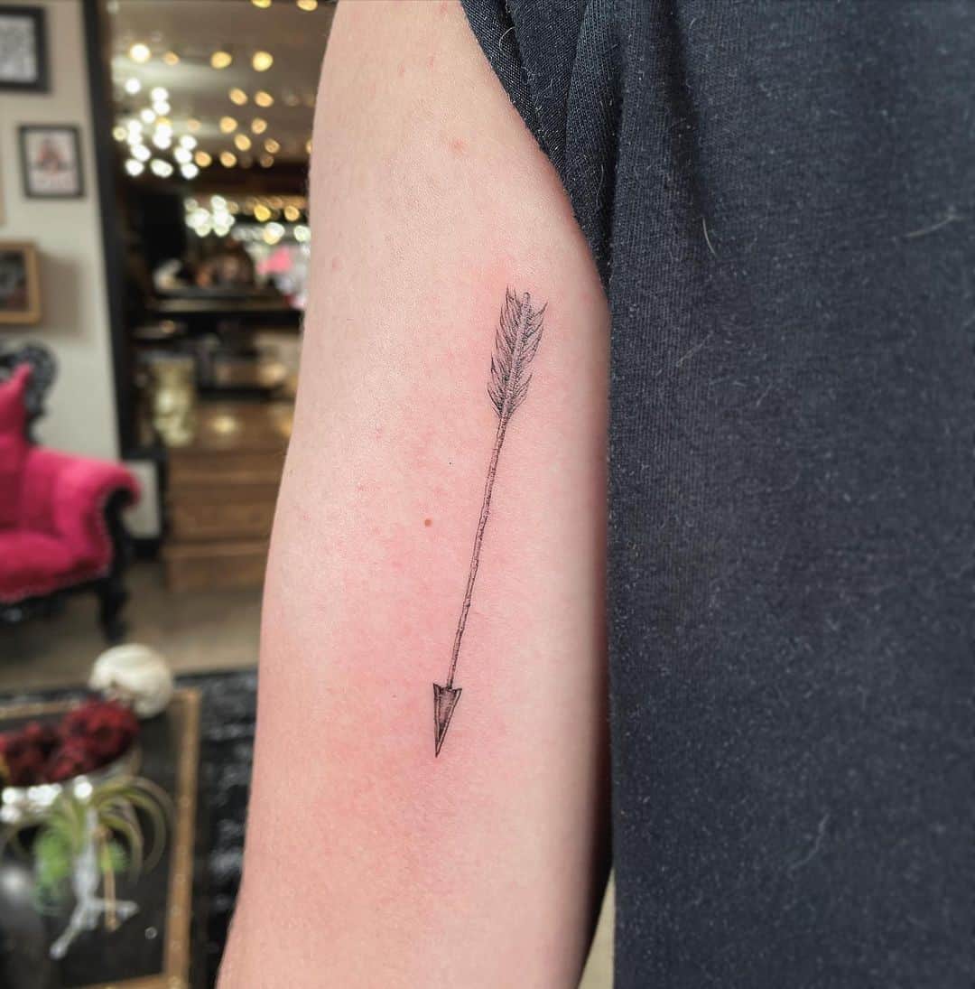 Arrow Tattoo On Arm