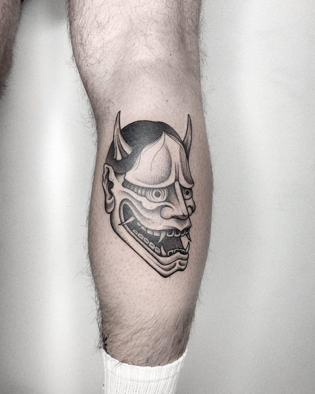Demon Calf Tattoo Idea