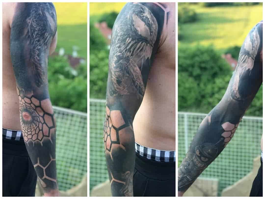 Full Sleeve Venom Tattoo 3