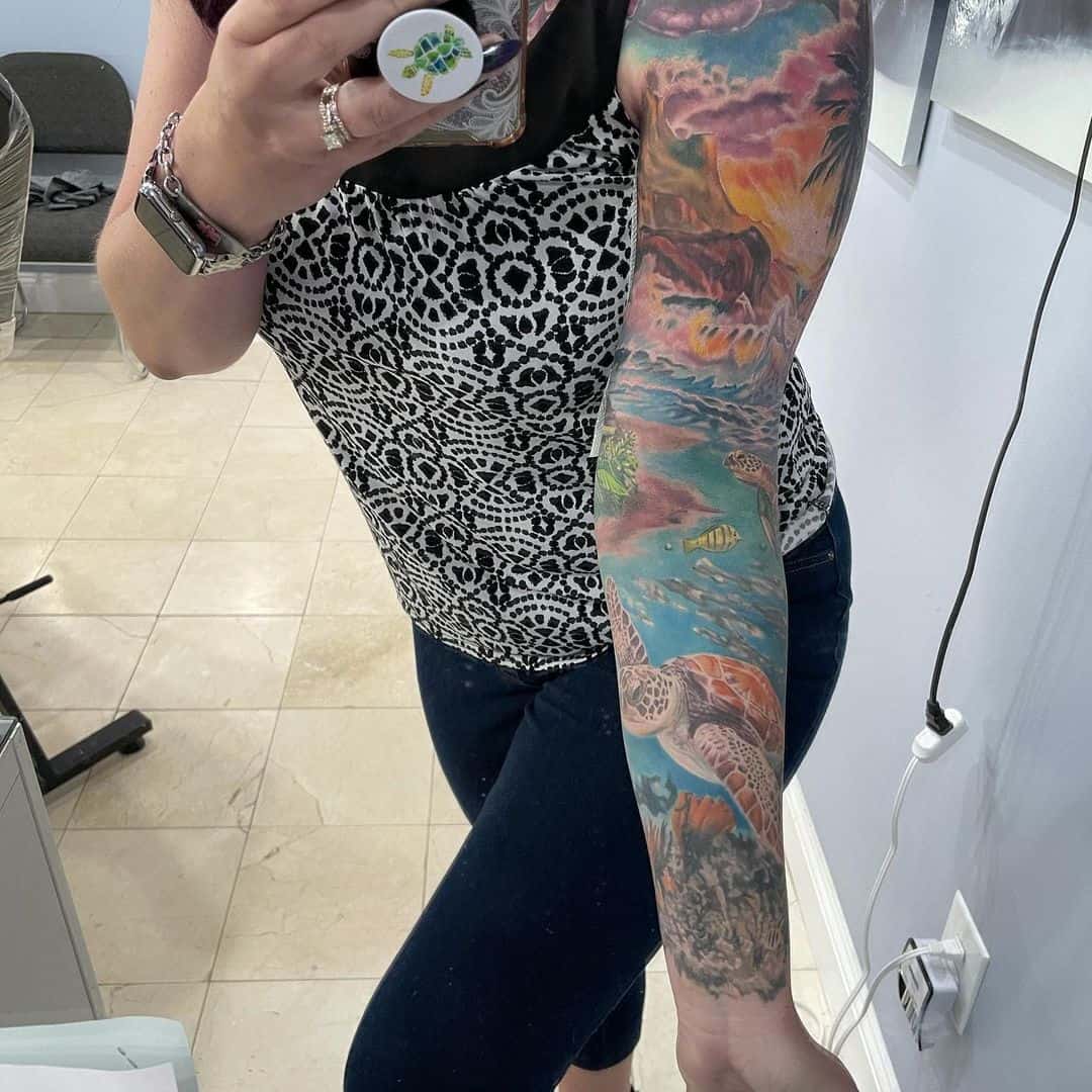 Full sleeve tattoo 2
