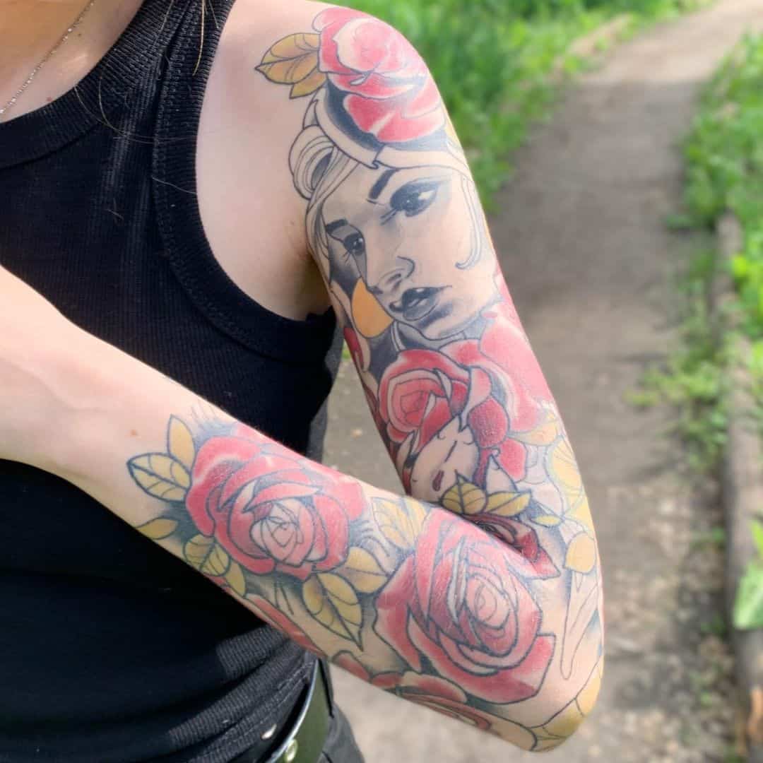 Full sleeve tattoo 5