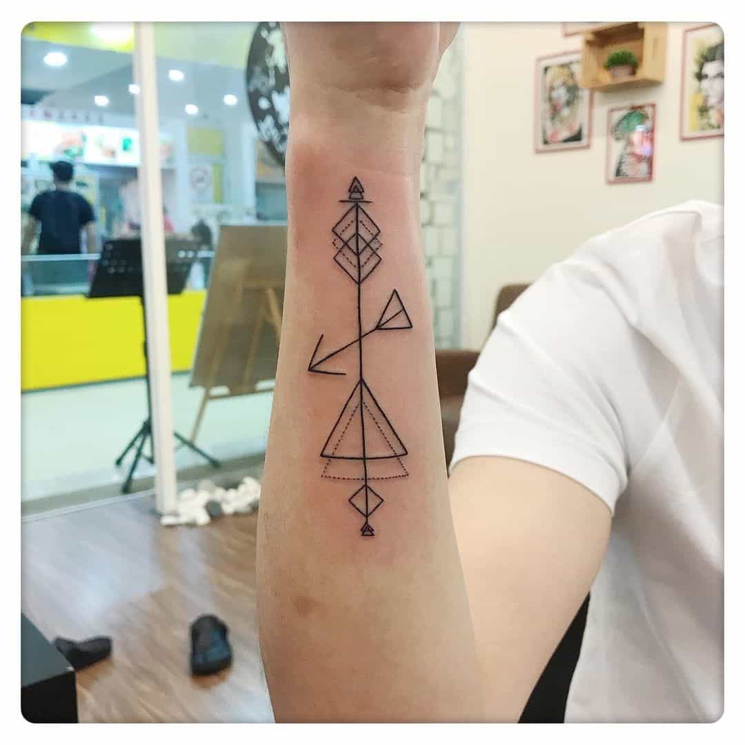 Geometric & Unique Arrow Tattoo Concept