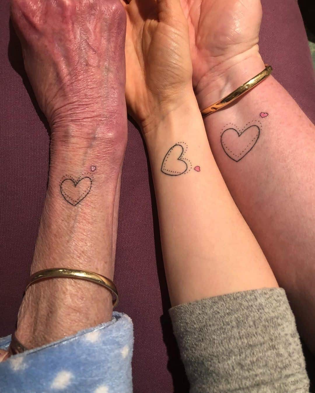 Heart Symbol Family Tattoo