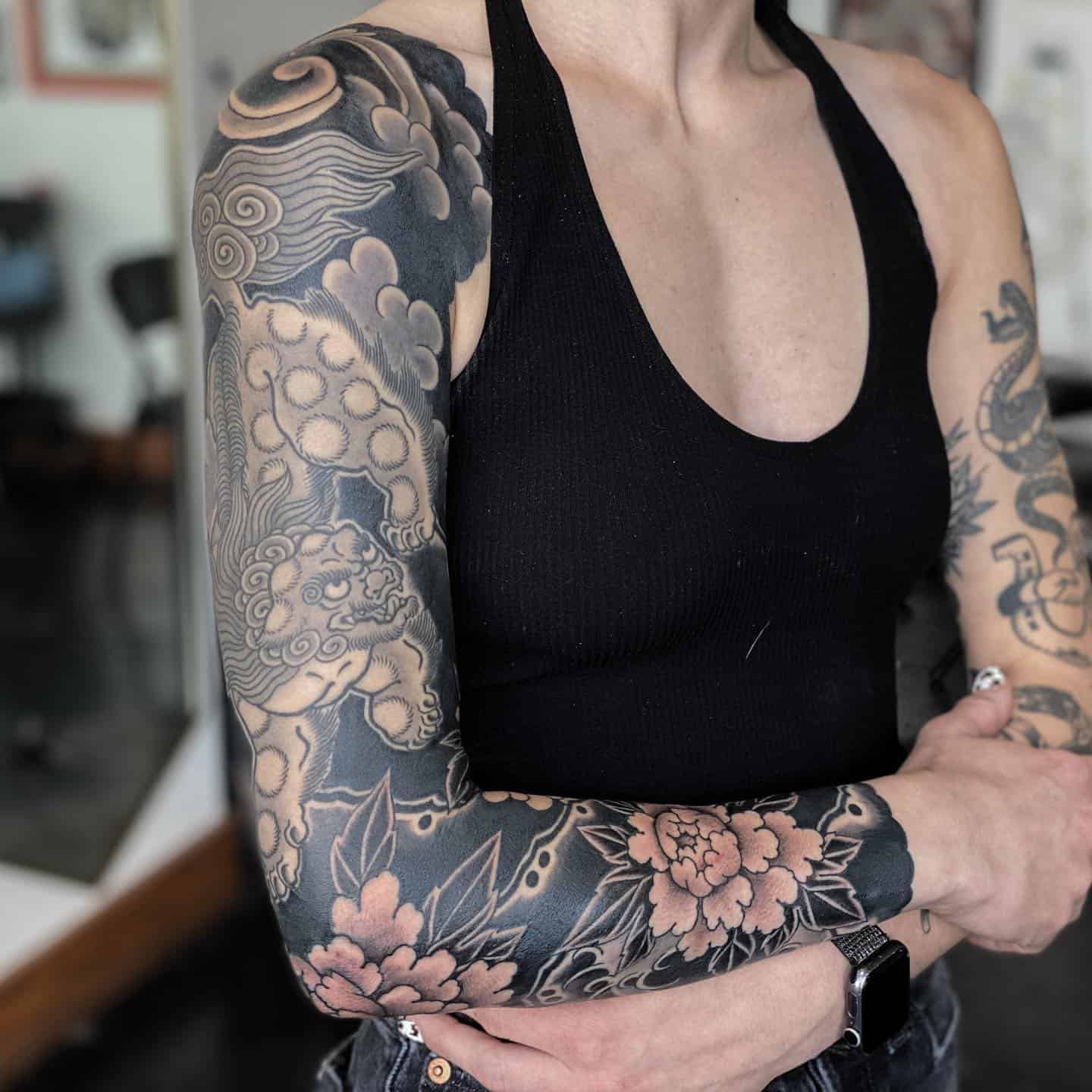 Japanese sleeve tattoo 2