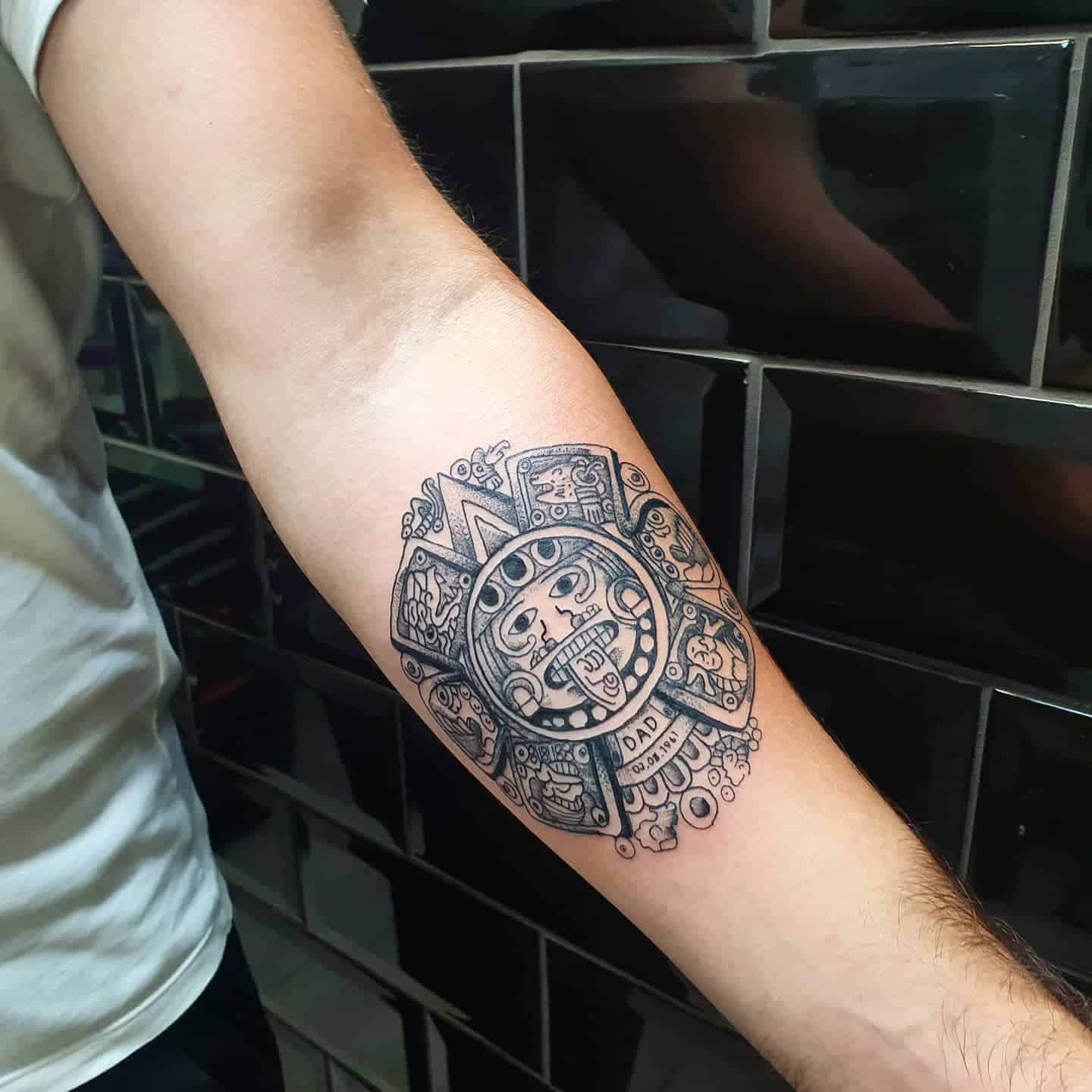 Mexican (Aztec) Tribal Tattoos 1