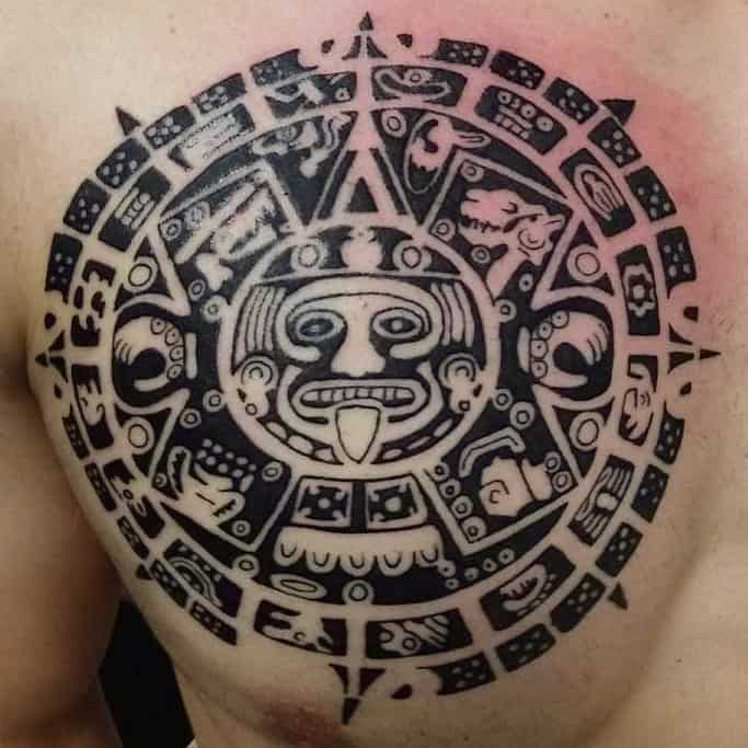 Mexican (Aztec) Tribal Tattoos 3