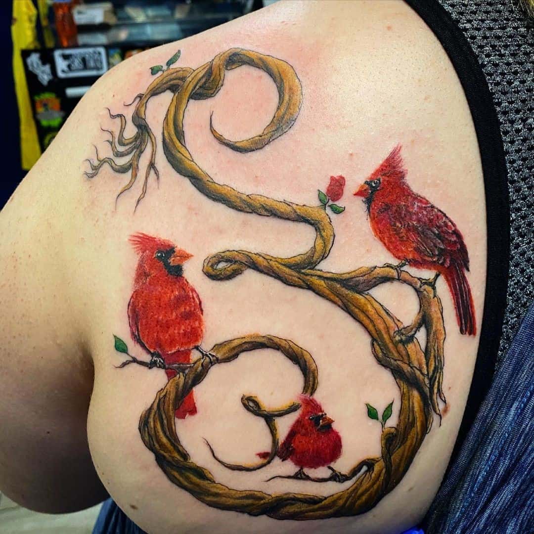 Mother Of Three Bird Red Idea