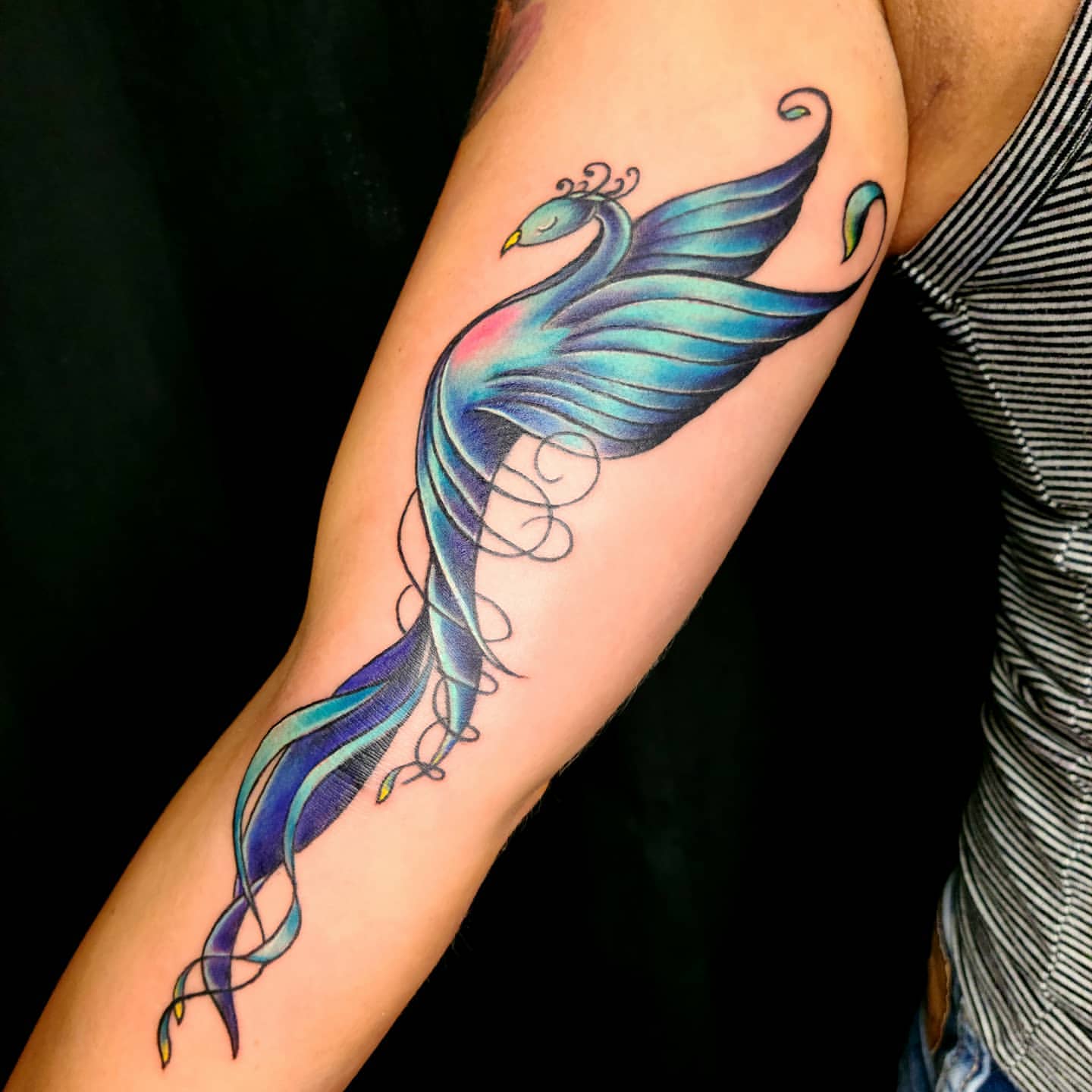 Phoenix Watercolor Tattoo 1