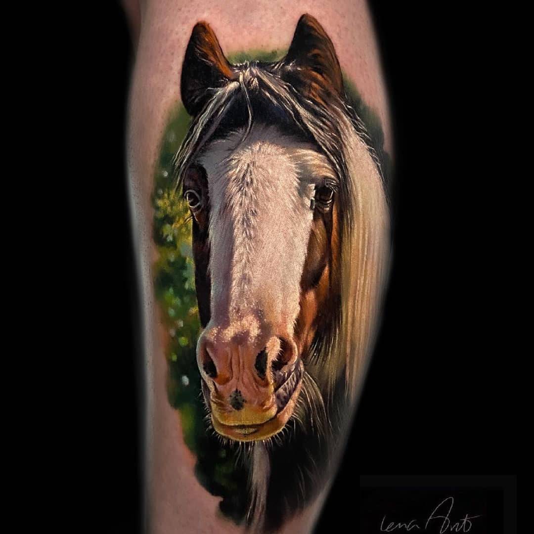 Realistic Horse Tattoo Ideas