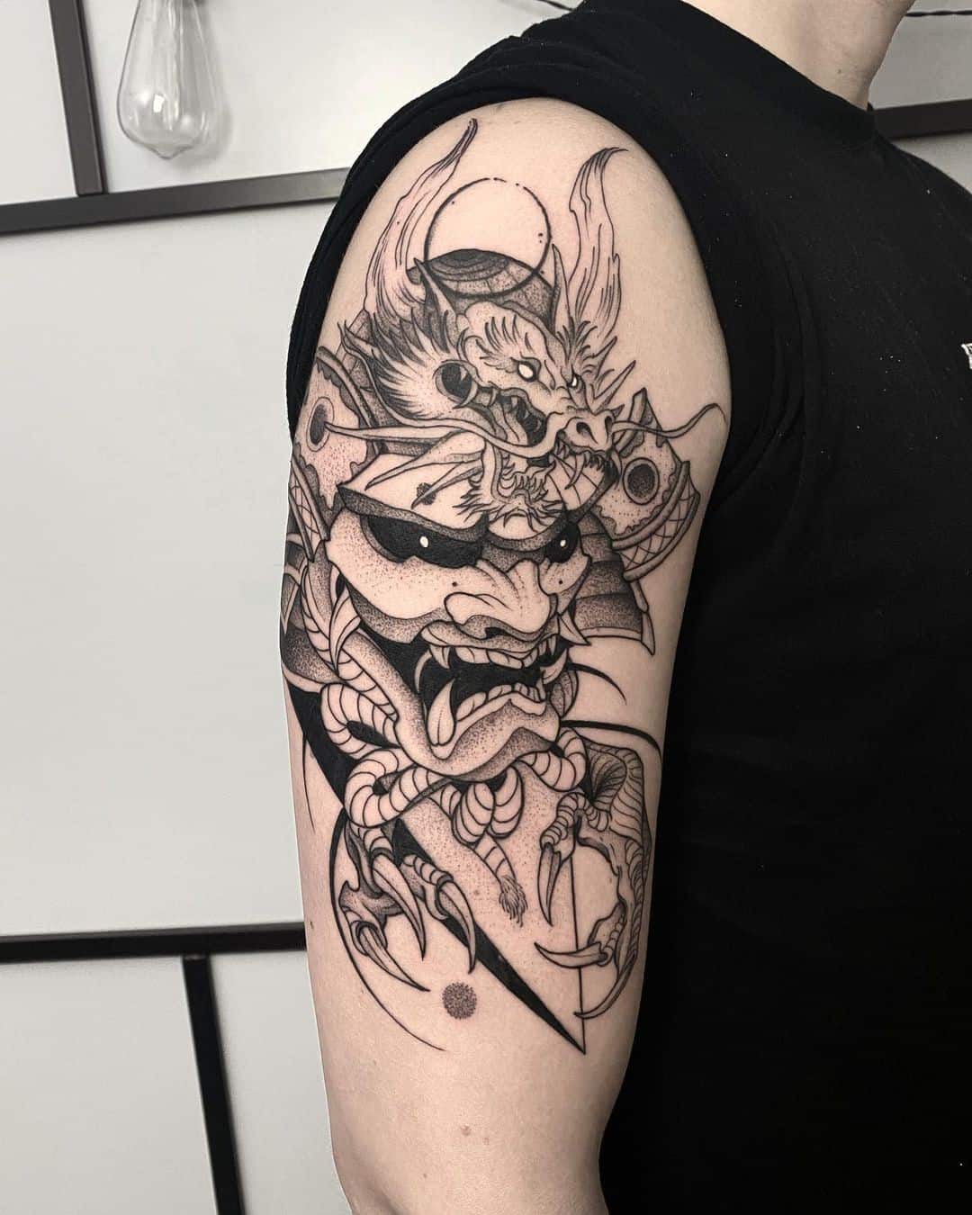 Samurai Sleeve Tattoo