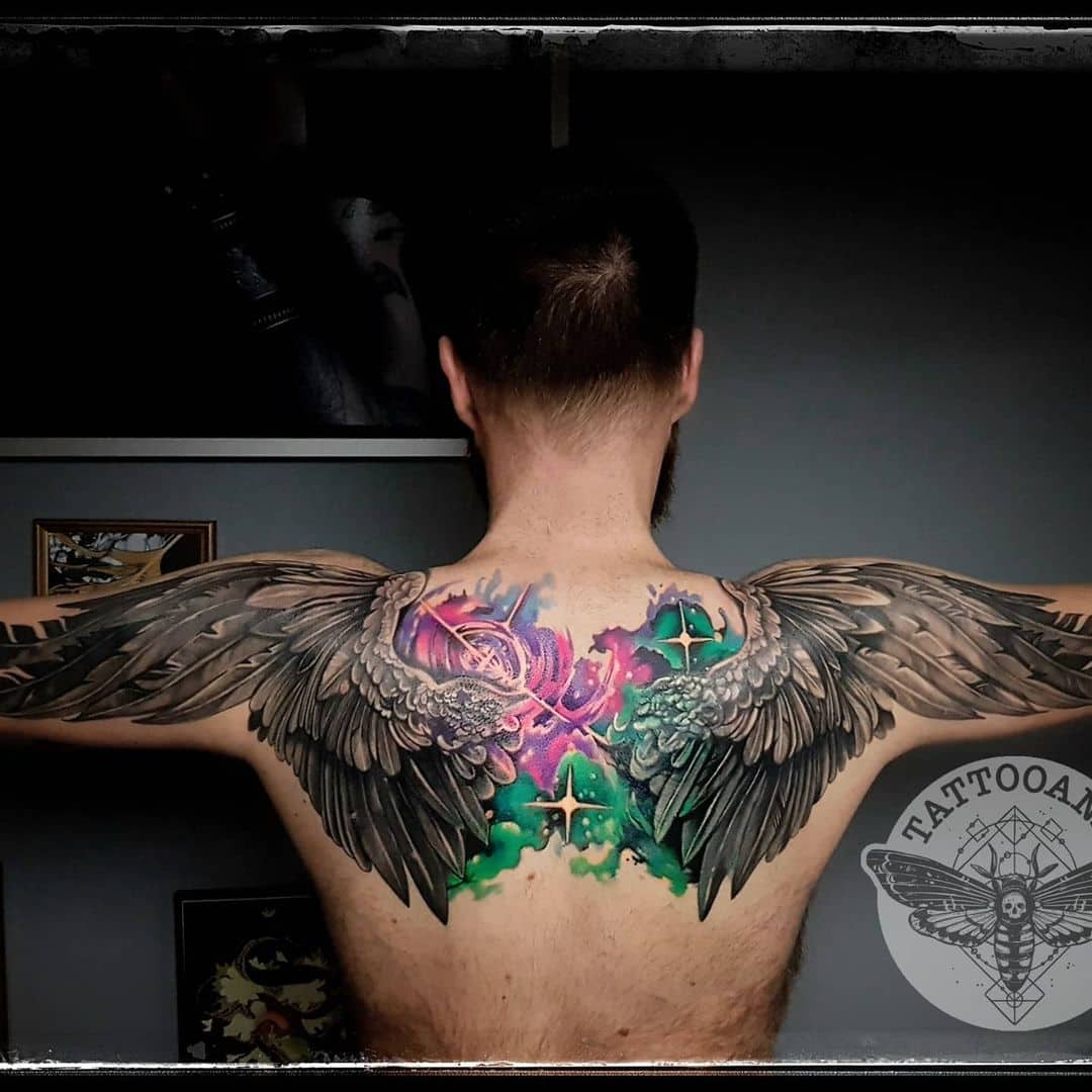 Shoulder Wing Tattoos
