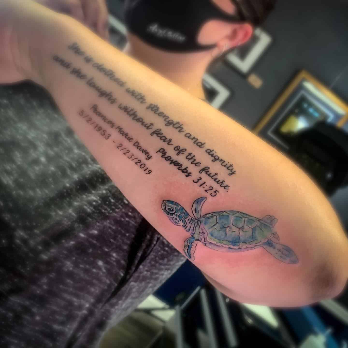 Slogan Turtle Tattoos 1