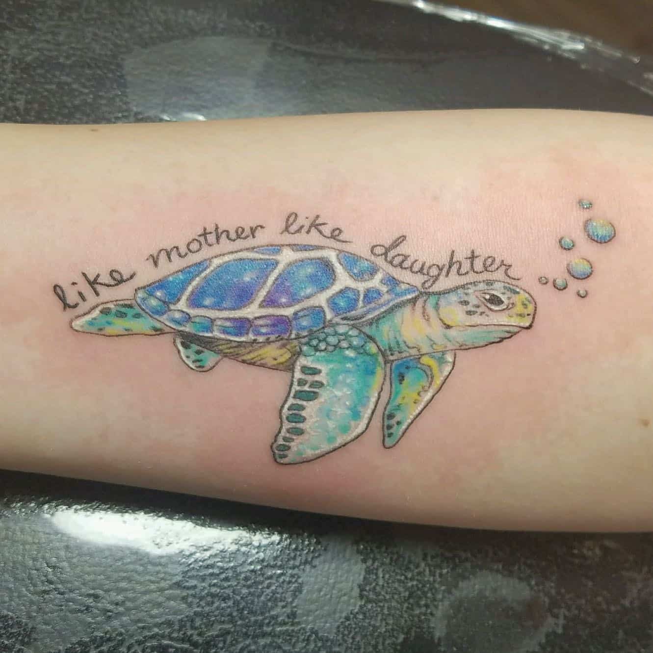 Slogan Turtle Tattoos 3
