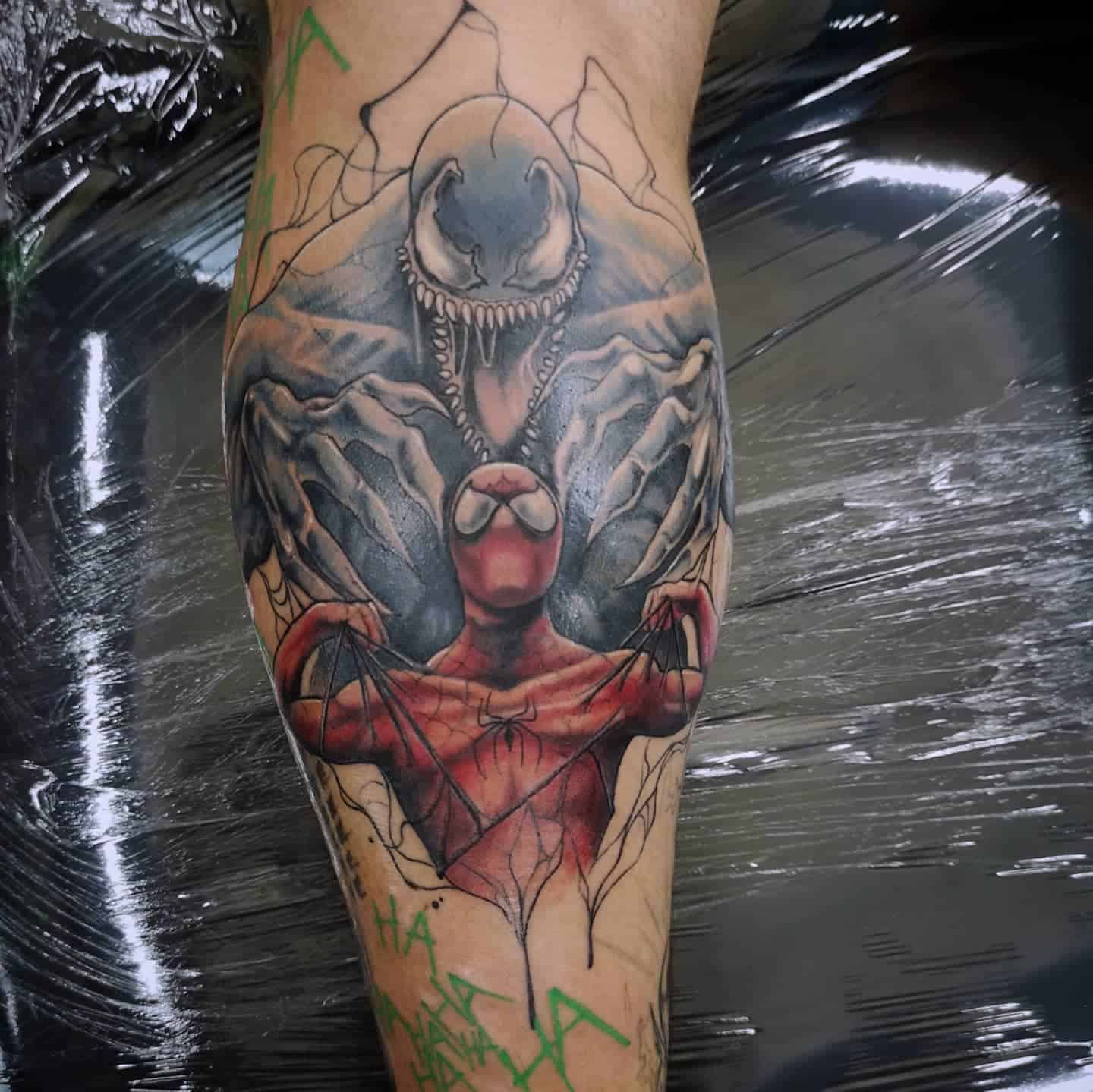 Spiderman Venom Tattoo 2