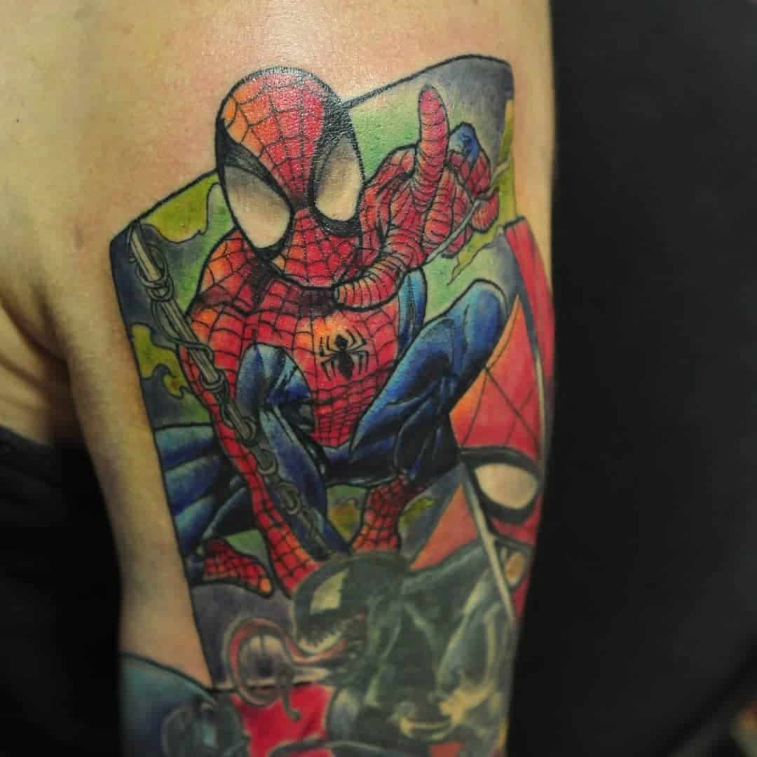 Spiderman Venom Tattoo 3