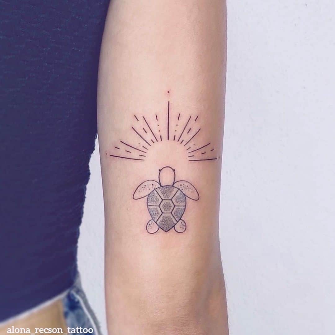 Turtle Tattoos on Arms 2