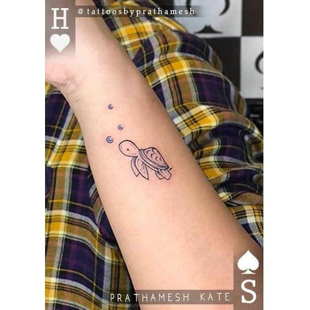 Turtle Tattoos on the wrist 2
