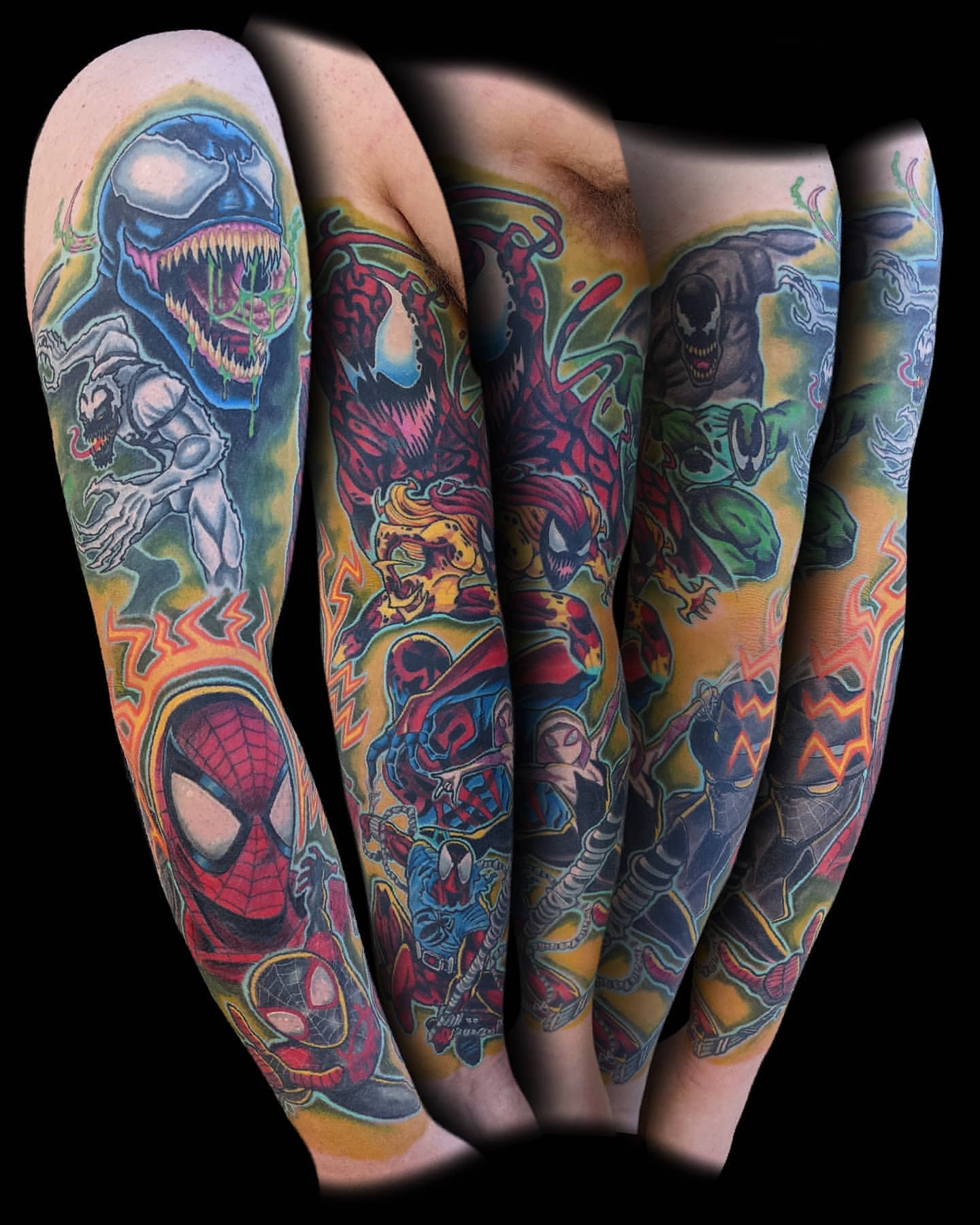 Venom And Carnage Tattoo 3