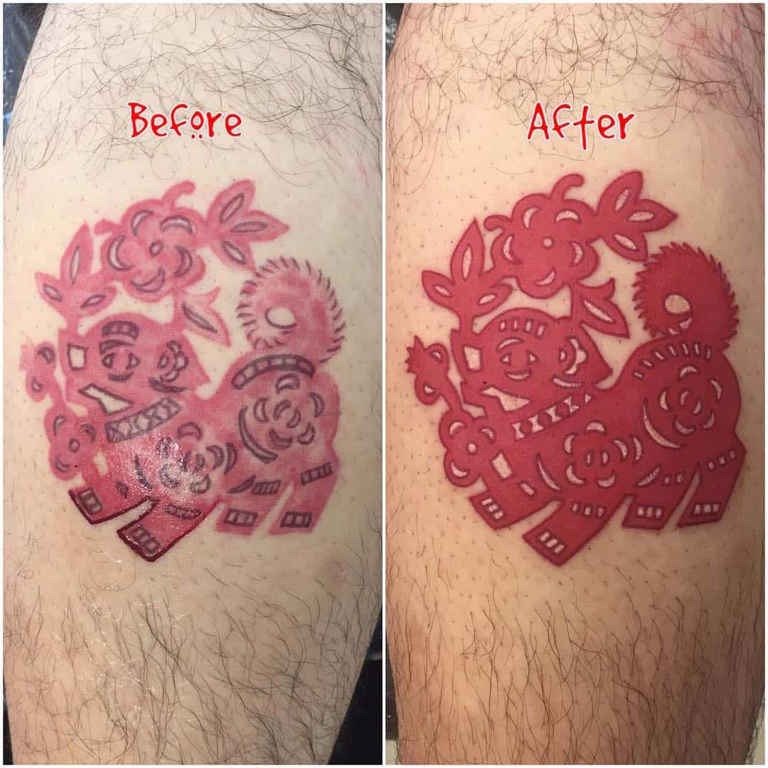 Does Your Tattoo Need Touch-Up? – Everything You Need To Know 3 tattoo touch up before and after