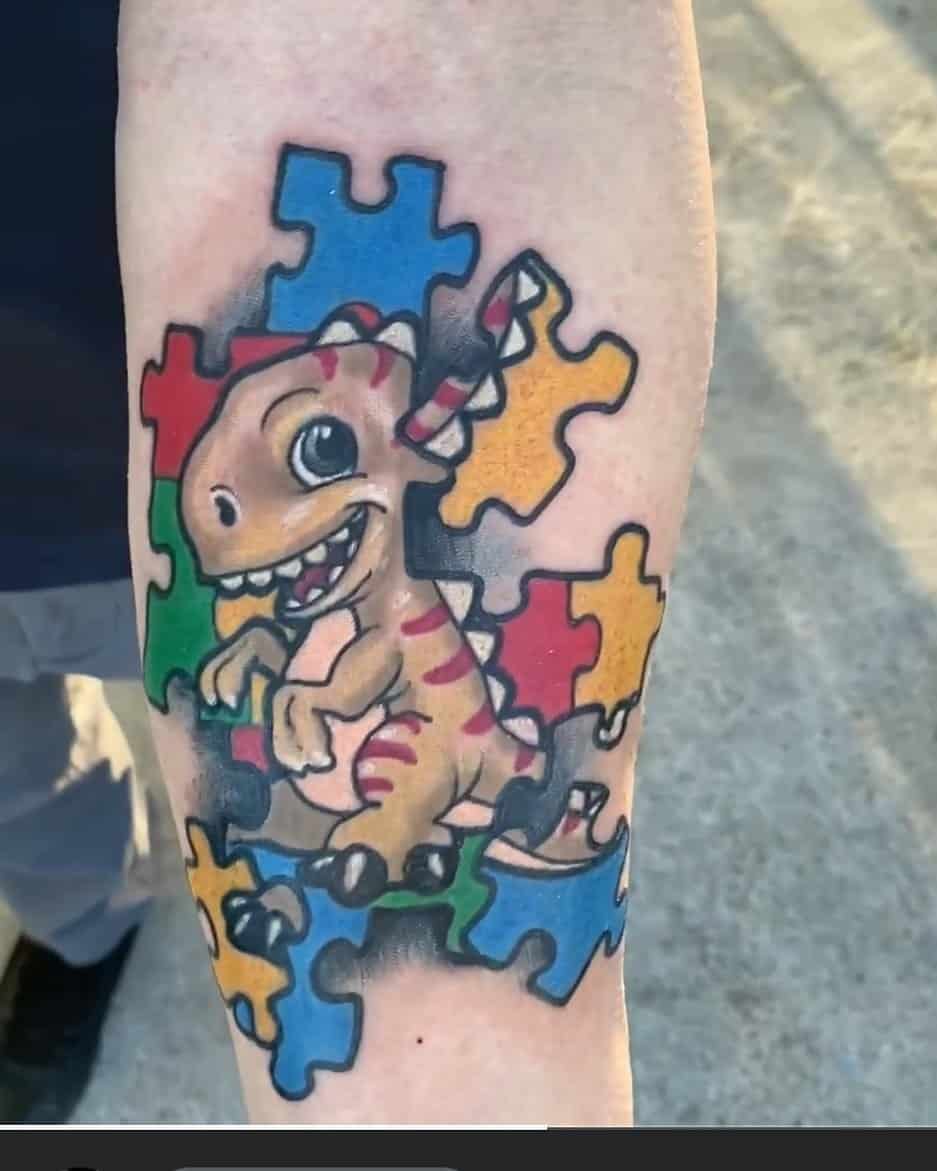 Autism Tattoo For Son