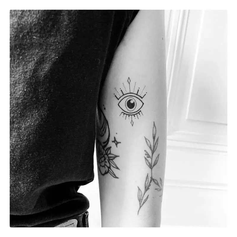 Eye Bicep Tattoo 1