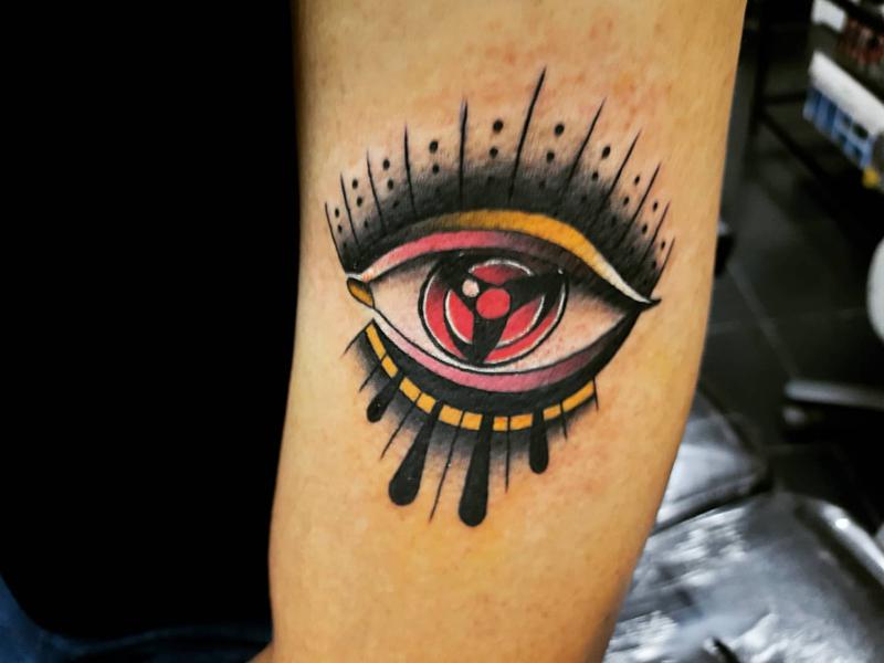 Eye Bicep Tattoo 4