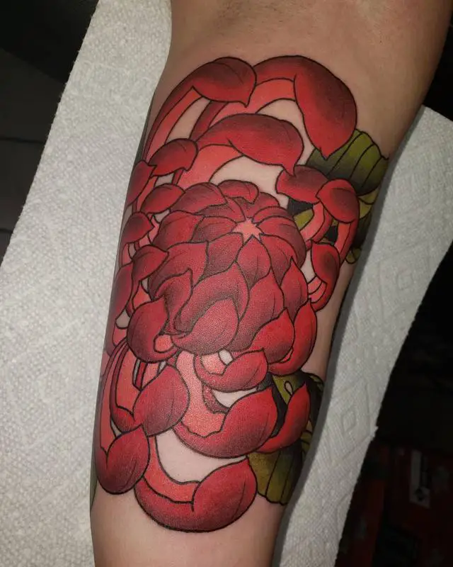 Floral Bicep Tattoo 3