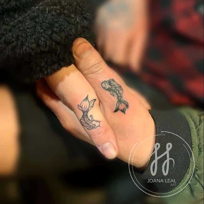 Koi Fish Couple Tattoo