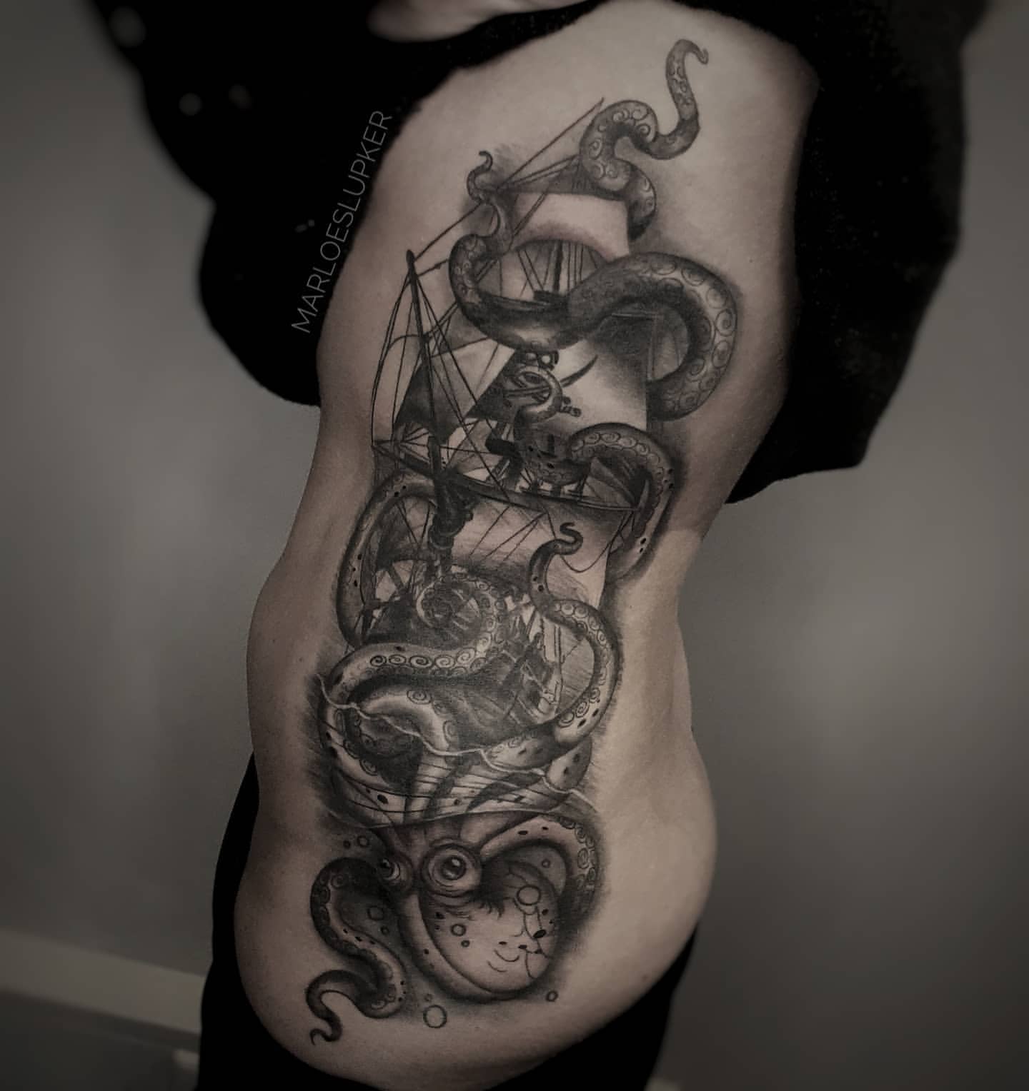 Kraken Tattoo 2