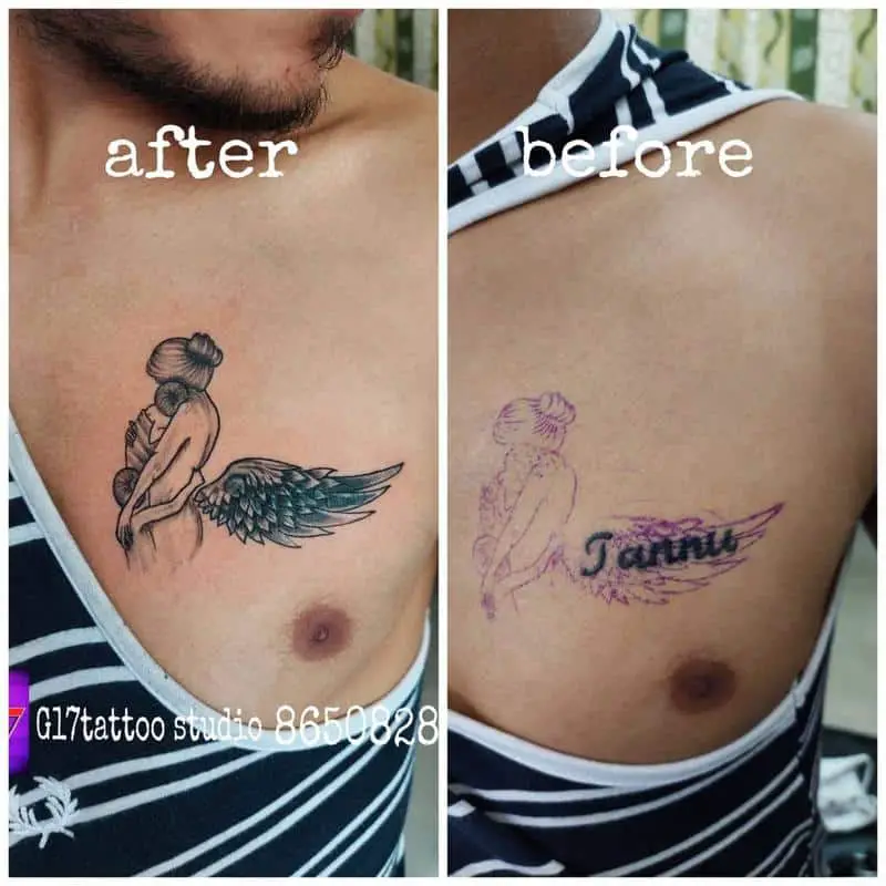 Minimalist Cover Up Tattoos 1