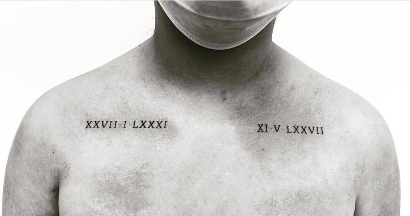 16+ Word Chest Tattoos For Men