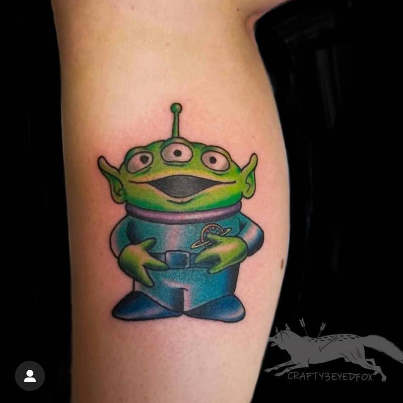 The Pizza Planet Aliens Tattoo 1