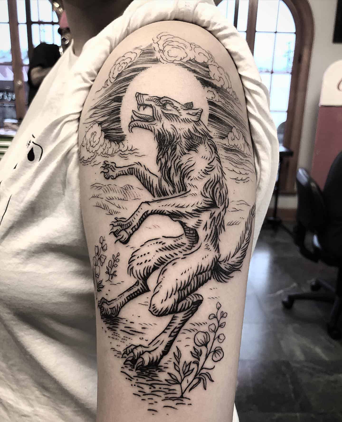 Werewolf Tattoo 1